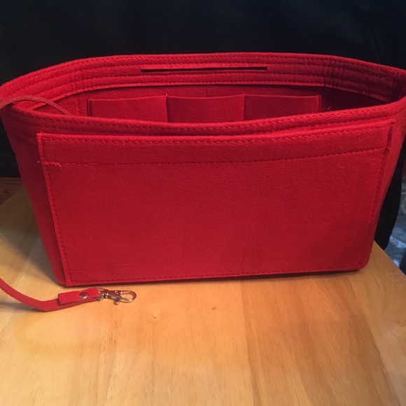 Purse Tote Large Insert +Zip Case Protector Speedy - Picture 2 of 8